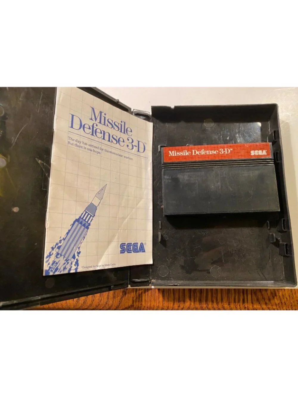 Missile Defense 3-D (Sega Master, 1987) Untested